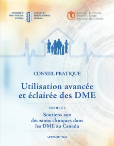 MODULE 3: Les aides à la décision clinique dans les DME canadiens